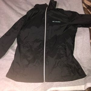 Columbia Zip Up Hooded Rain jacket